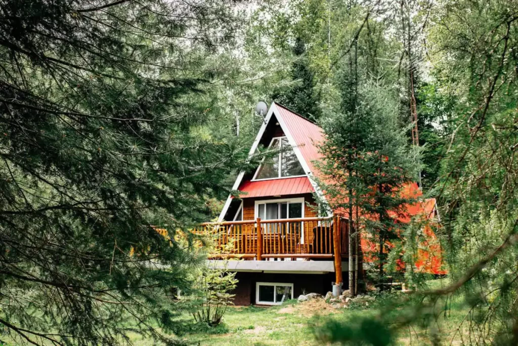 Triangular Tiny House in the Heart of the Wonderful Forest