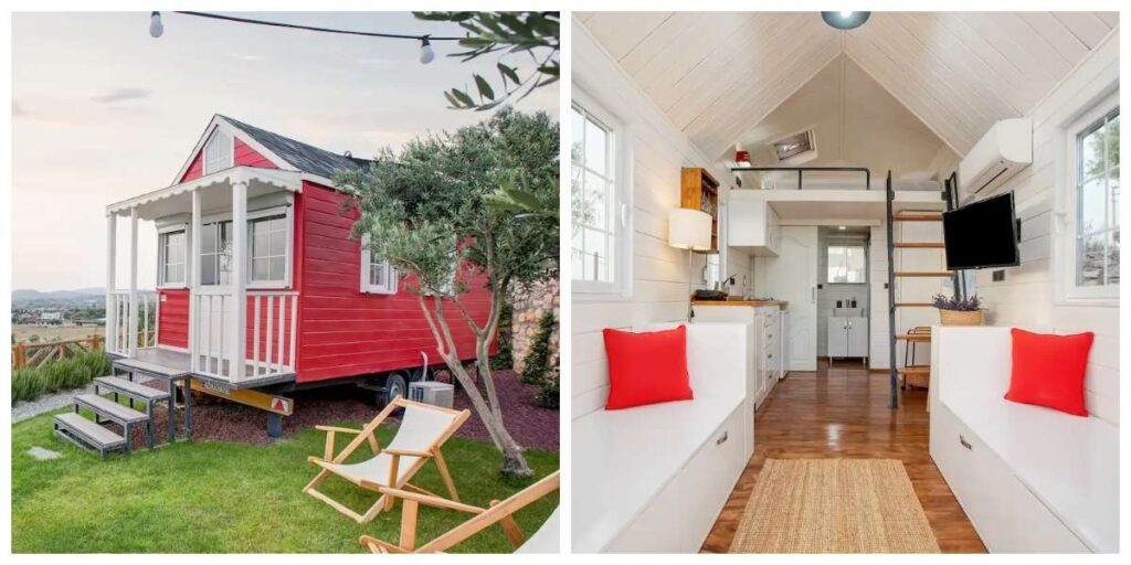 Tiny House on Red Wheels