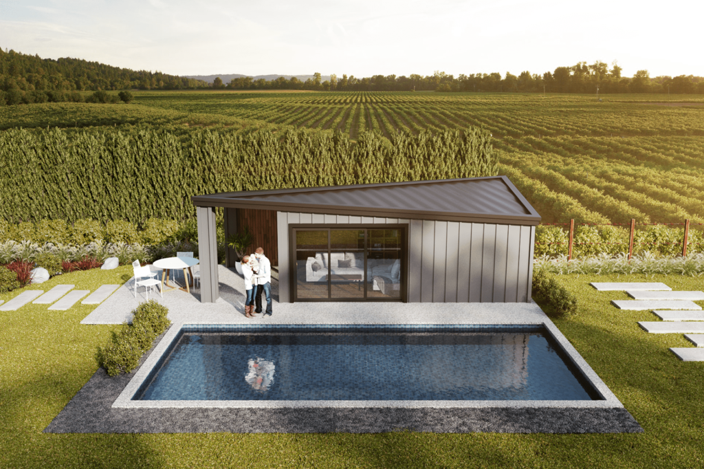 Modern Pool Cabin House - Life Tiny House