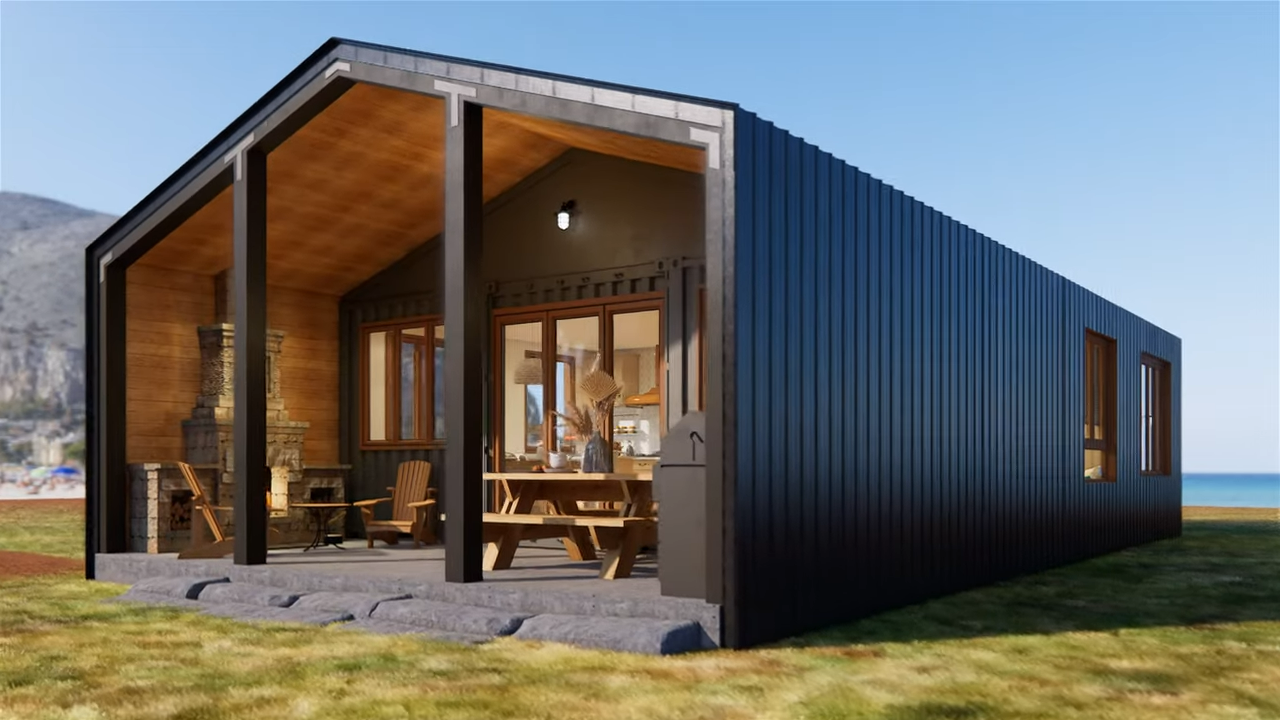 Cleverly Designed Tiny Container House - Life Tiny House