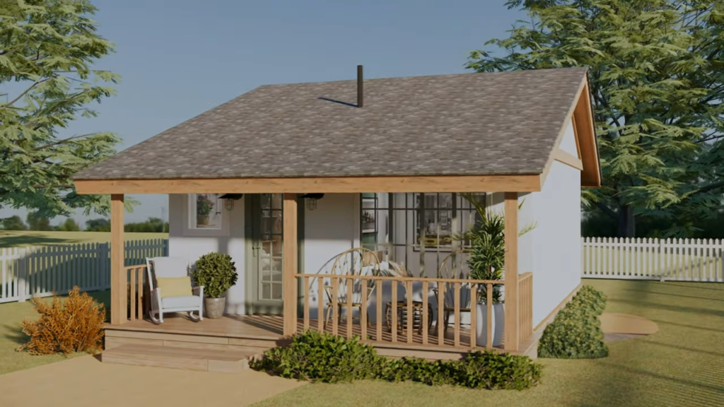 Cozy 42 Square Meter Tiny House Idea