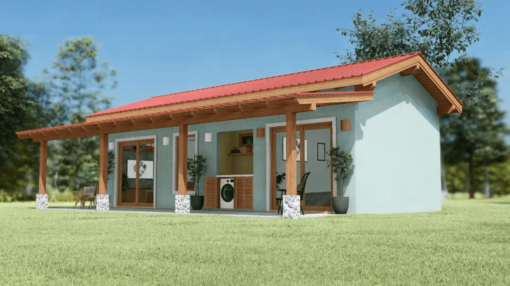 Tiny House with a Rustic and Cozy Style