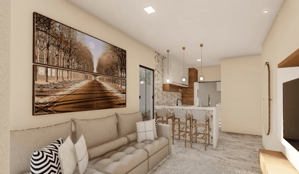 50 m2 Tiny House Design on a Small Plot - Life Tiny House