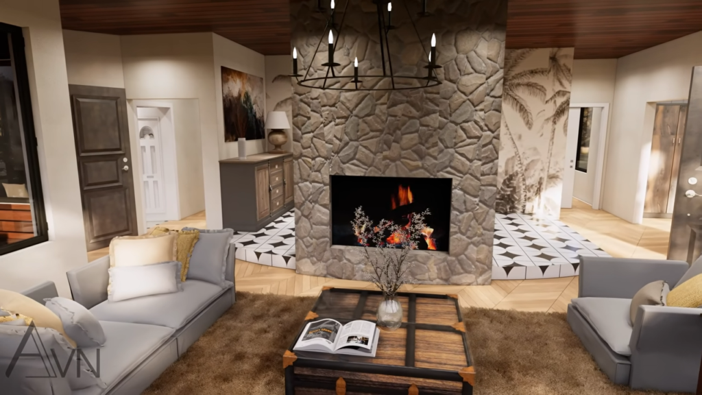 Tiny House With Wood And Stone Design - Life Tiny House