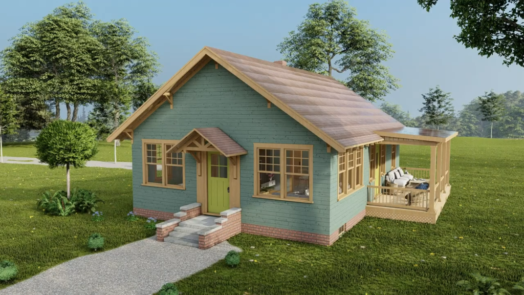 Beautiful and Pleasant Tiny House Design 8×10 M