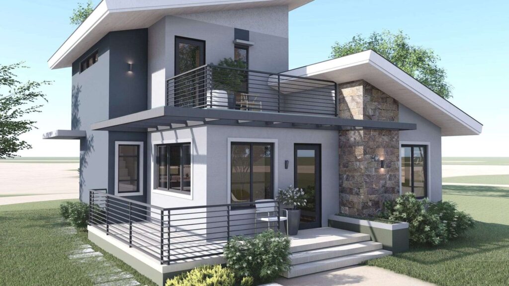 Carefully Designed Two Storey House Design