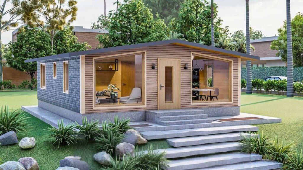 Tiny House Floor Plan Design with Modern Design