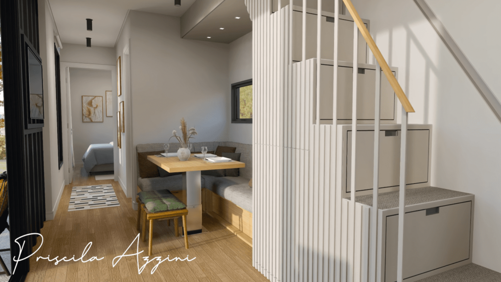 Image showcasing Tiny House Design with Solar Panels - Life Tiny House