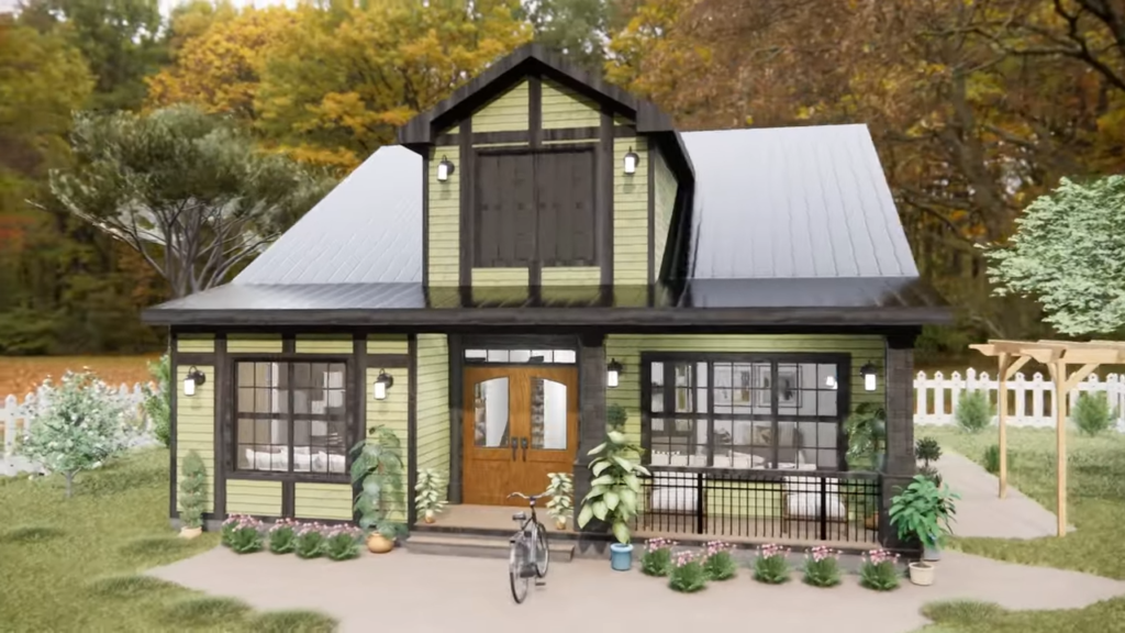 Gorgeous Design Plan Tiny House 10x10M